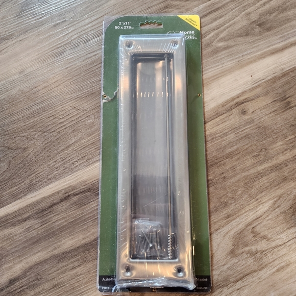 Mail Slot National Hardware N325-290 V1911 Mail Slot in Nickel , 2" x 11" - Picture 3 of 8